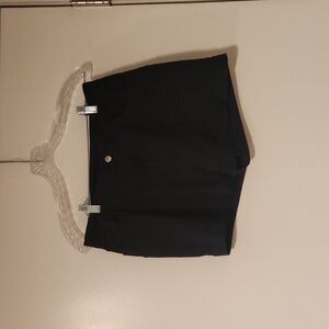 Black activewear shorts